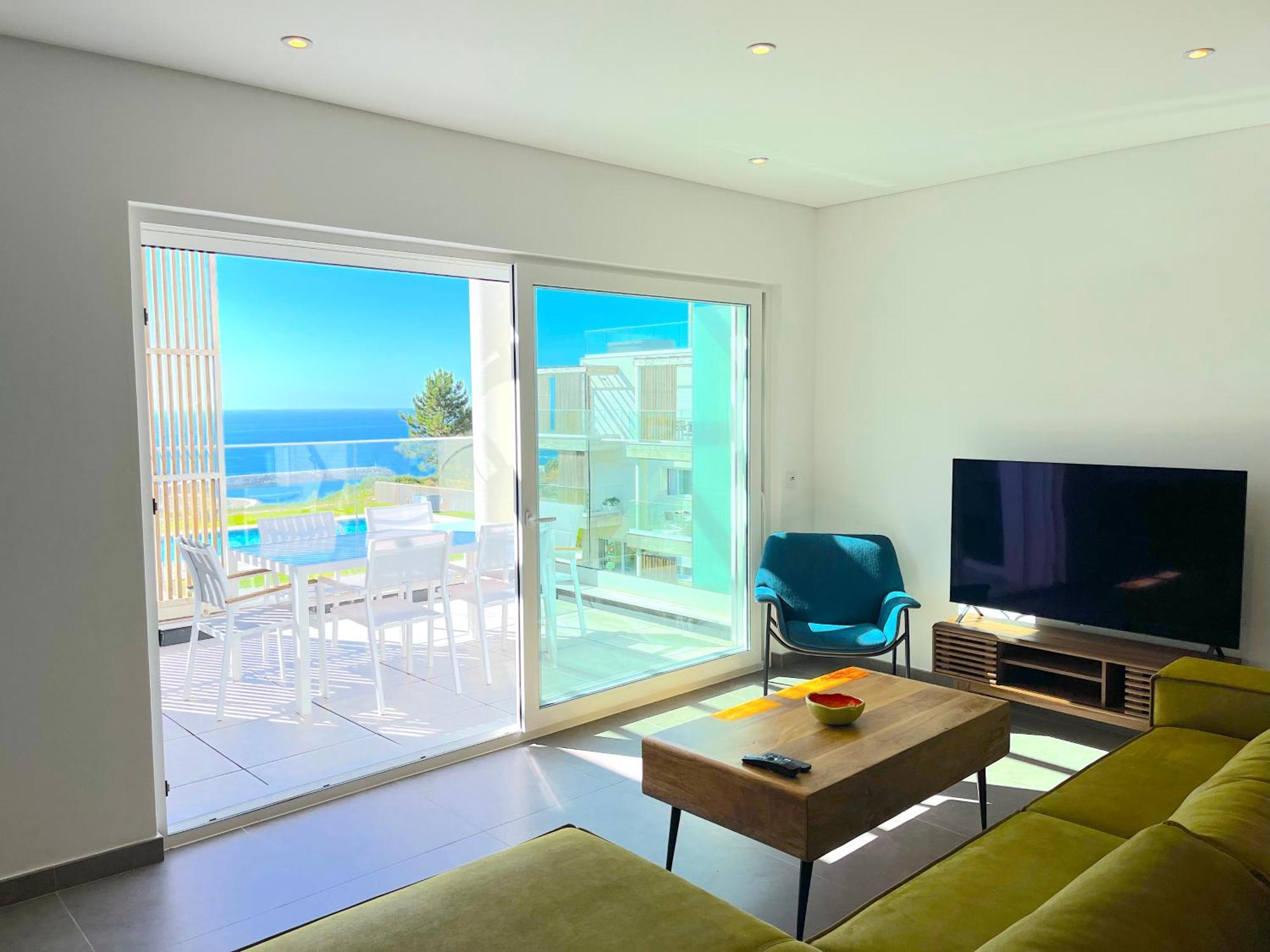 Mar A Vista - Condominium With Pool, Gym And Sea Views นาซาเร ภายนอก รูปภาพ
