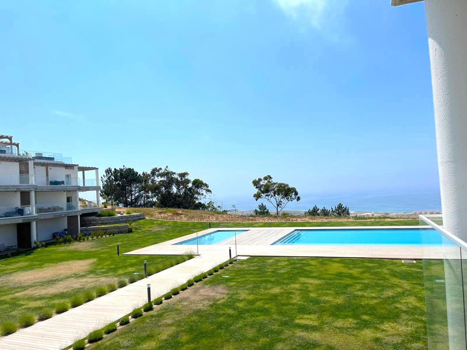 Mar A Vista - Condominium With Pool, Gym And Sea Views นาซาเร ภายนอก รูปภาพ