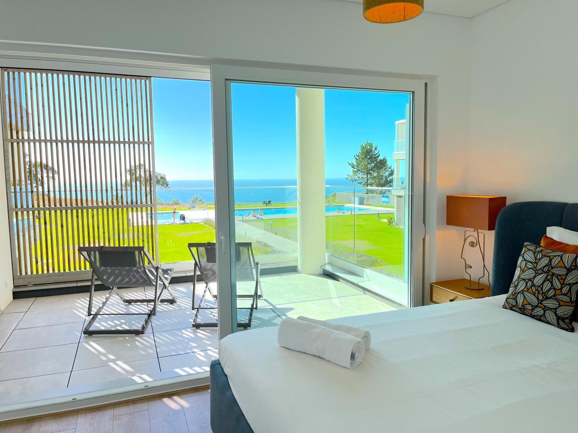 Mar A Vista - Condominium With Pool, Gym And Sea Views นาซาเร ภายนอก รูปภาพ