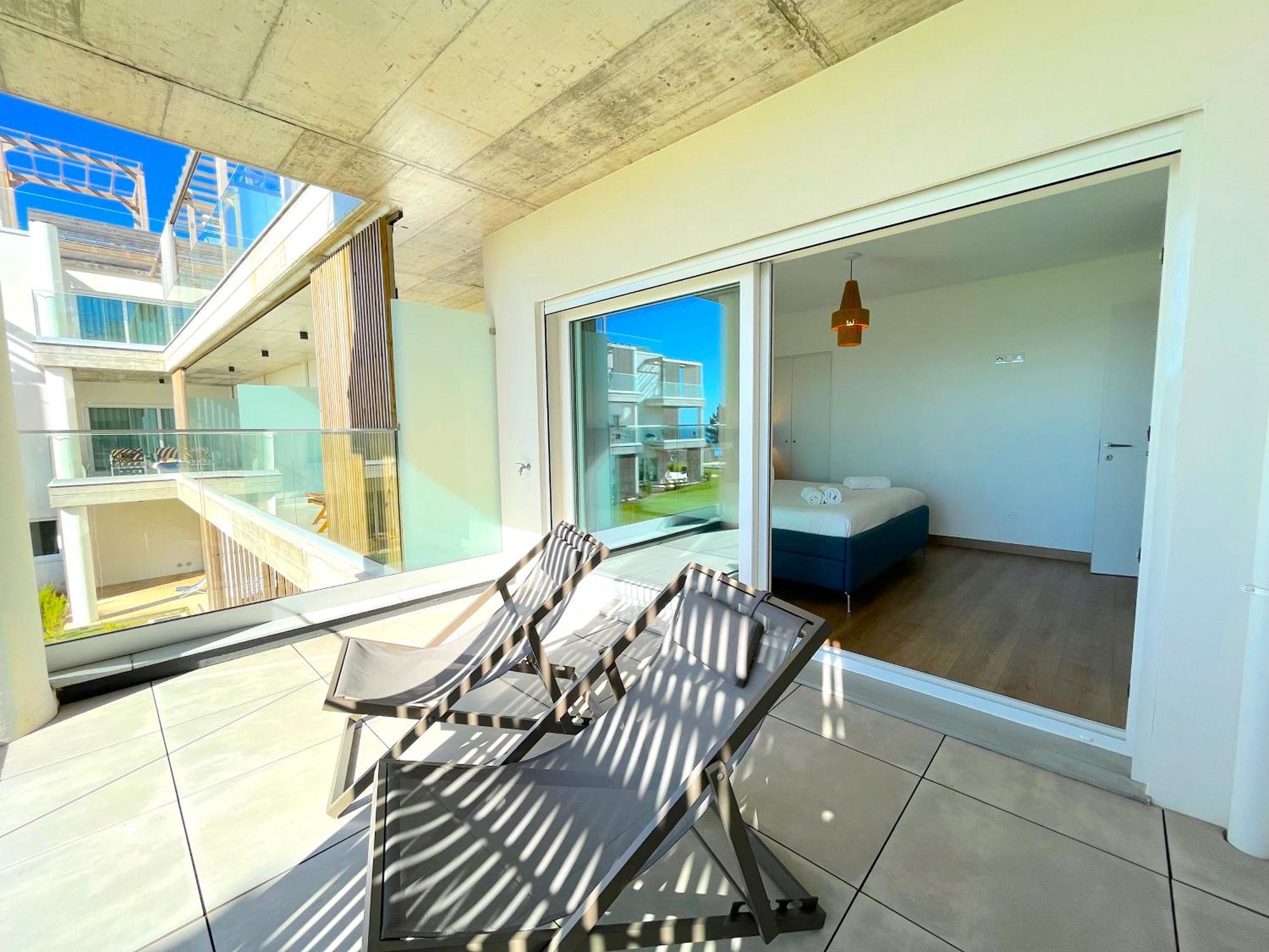 Mar A Vista - Condominium With Pool, Gym And Sea Views นาซาเร ภายนอก รูปภาพ