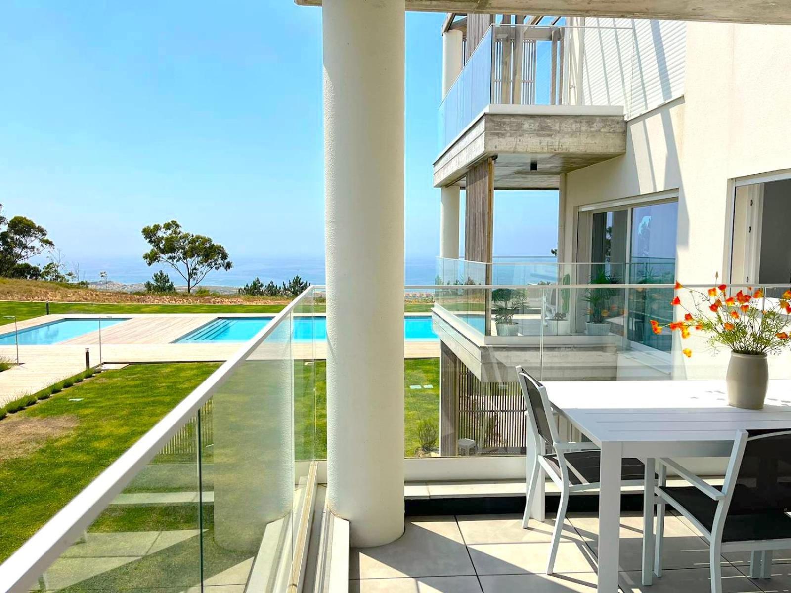 Mar A Vista - Condominium With Pool, Gym And Sea Views นาซาเร ภายนอก รูปภาพ
