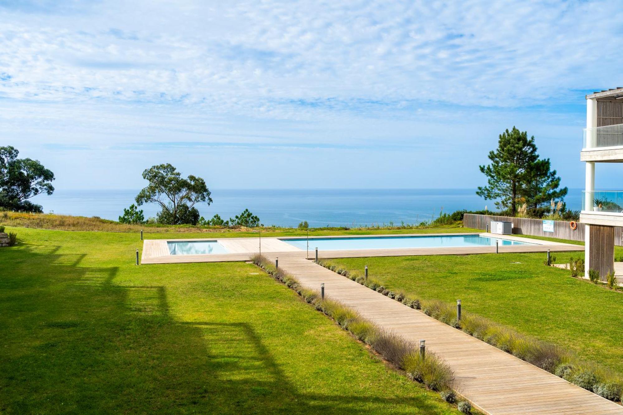 Mar A Vista - Condominium With Pool, Gym And Sea Views นาซาเร ห้อง รูปภาพ