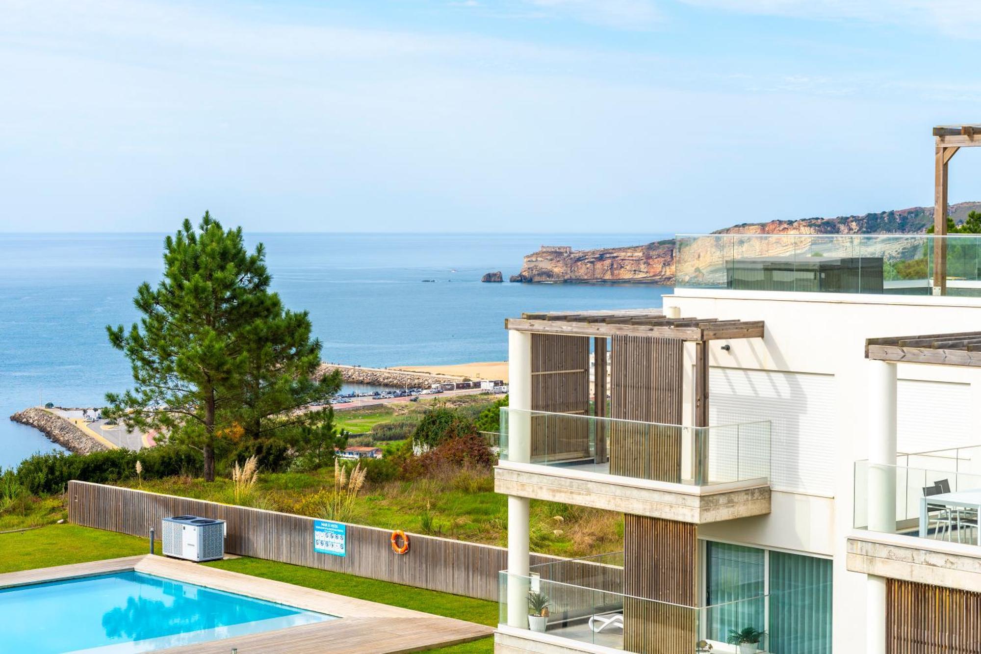 Mar A Vista - Condominium With Pool, Gym And Sea Views นาซาเร ห้อง รูปภาพ