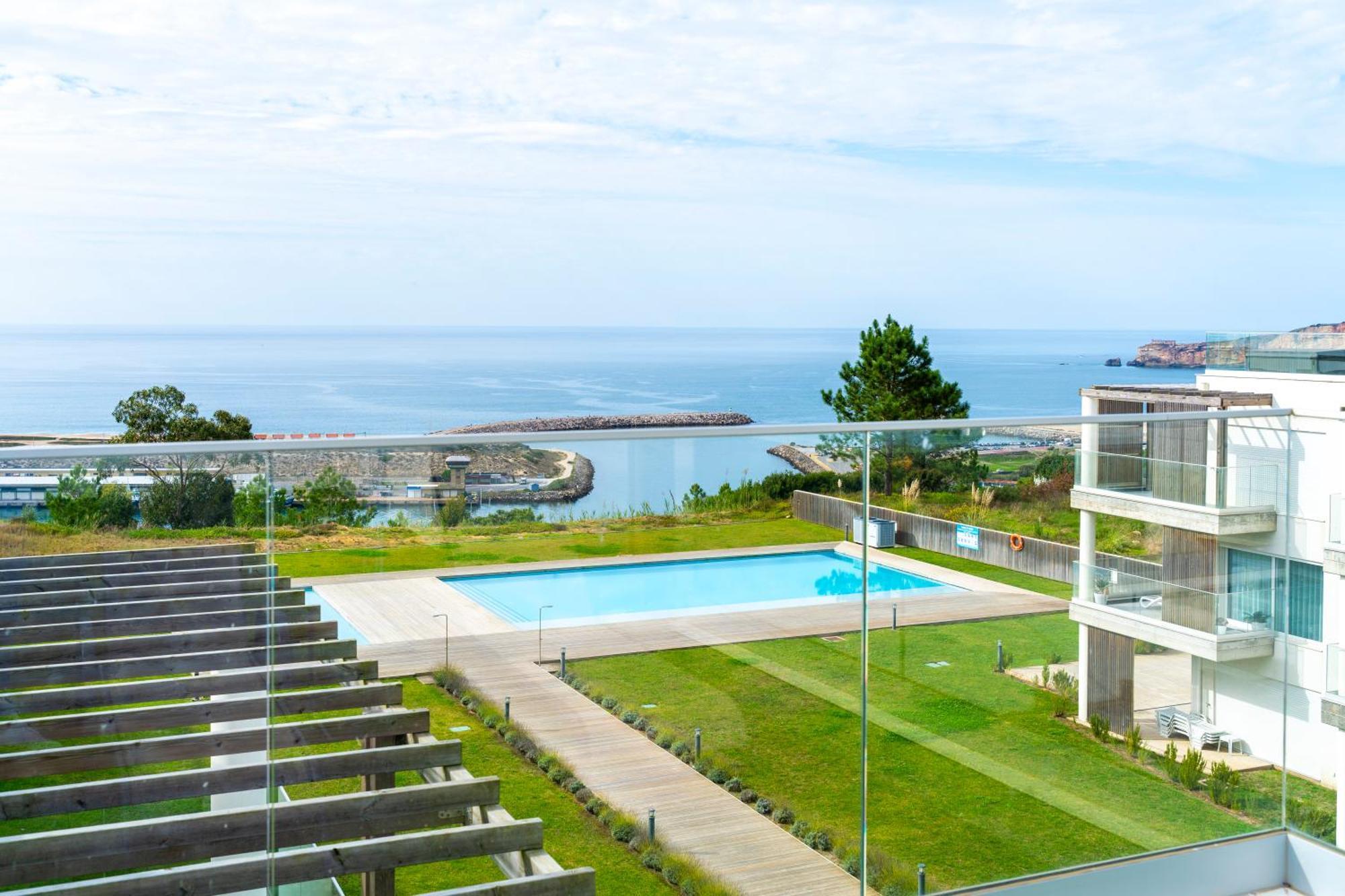 Mar A Vista - Condominium With Pool, Gym And Sea Views นาซาเร ห้อง รูปภาพ